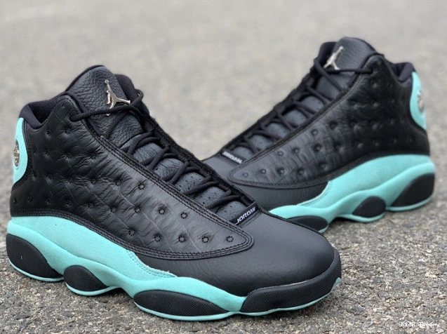 Kicktheory Green Black 414571-030 Retro Jordan 13 Air Island 0629